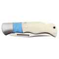 Bison River 3 1/2" Blue/Bone Folding Knife