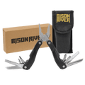 Bison River 4" Black 13 Function Multi Tool with Nylon Sheath