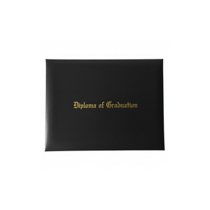Diploma Cover in Black Color