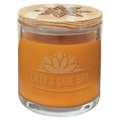 14 oz. Bright Citrus Candle in a Glass Holder with Wood Lid