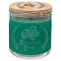14 oz. Fresh Pine Candle in a Glass Holder with Wood Lid
