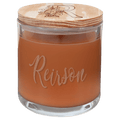 14 oz. Pumpkin Spice Candle in a Glass Holder with Wood Lid