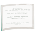 10" x 7" x 1/4" Beveled Jade Glass Crescent