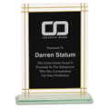 8 1/2" Contemporary Glass Full Border Award