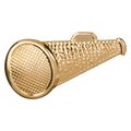 Gold Megaphone Metal Chenille Letter Insignia