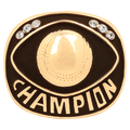 Gold Baseball/Softball Champion Ring Insert