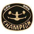 Gold Cheer Champion Ring Insert