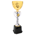 15" Silver/Gold Completed Metal Cup Trophy
