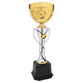 17 3/4" Silver/Gold Completed Metal Cup Trophy