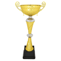 16 3/4" Gold/Silver Completed Metal Cup Trophy