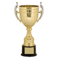 14 3/4" Gold/Silver Plastic Completed Cup Trophy