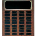 15" x 18" Finish Completed Perpetual Plaque with 36 Plates