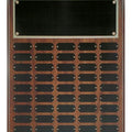 16" x 20" Finish Completed Perpetual Plaque with 45 Plates