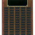 16" x 20" Finish Completed Perpetual Plaque with 60 Plates