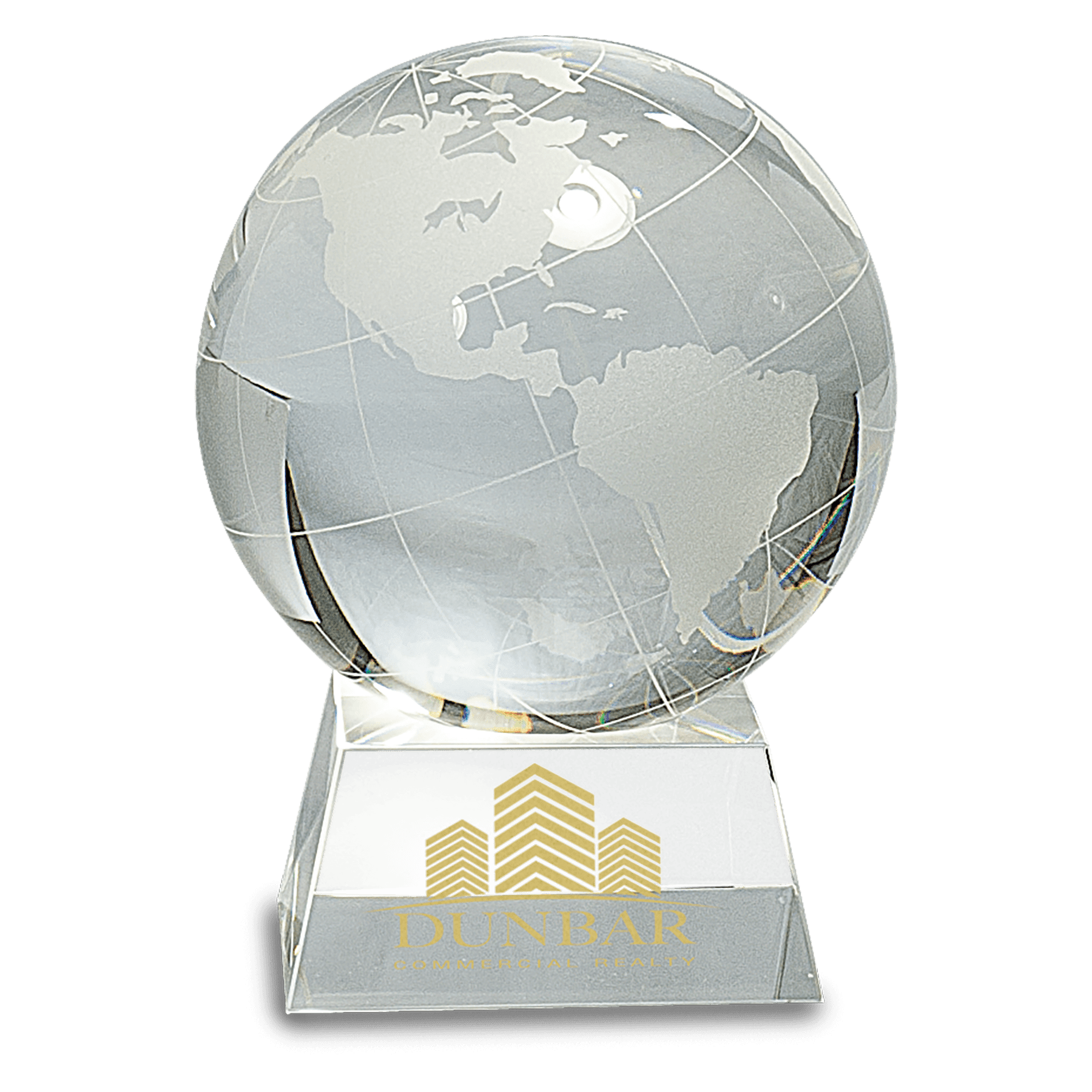 Clear 5 1/2" Crystal Globe on Base