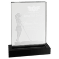 6 1/4" x 8" Crystal 3D Female Golf