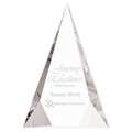 7" x 10" Crystal Facet Triangle