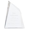 6 1/2" x 8 3/4" Crystal Facet Wedge