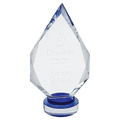 10 1/4" Diamond Crystal on Round Base