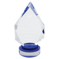 9 1/2" Diamond Crystal on Round Base