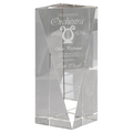 7" Crystal Triangle Front Pillar