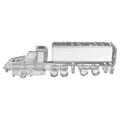 7" x 2 1/4" Crystal Semi Truck