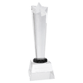 10" Crystal Rising Star with Base
