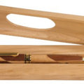 6 3/4" x 1 7/8" Maple/Rosewood Finish Pen Case (Case only, pen not included)