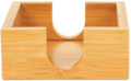 4" x 4" Bamboo Coaster Holder