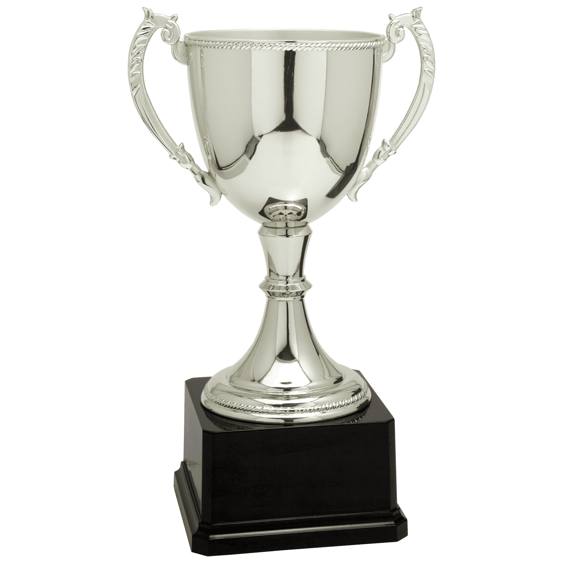 Silver 12 3/4" Completed Zinc Cup Trophy