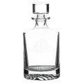 Polar Camel 850mL Round Glass Decanter in Black Gift Box with Printed Paper Sleeve