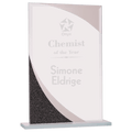 7 1/2" Rectangle Designer Glass Award