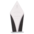 10 1/2" Diamond Designer Glass Award