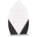 7 1/4" Oval Designer Glass Award