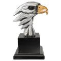 7 1/4" Eagle Head on Base