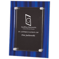 Blue 9" x 12" Velvet Stand-Off Acrylic Plaque