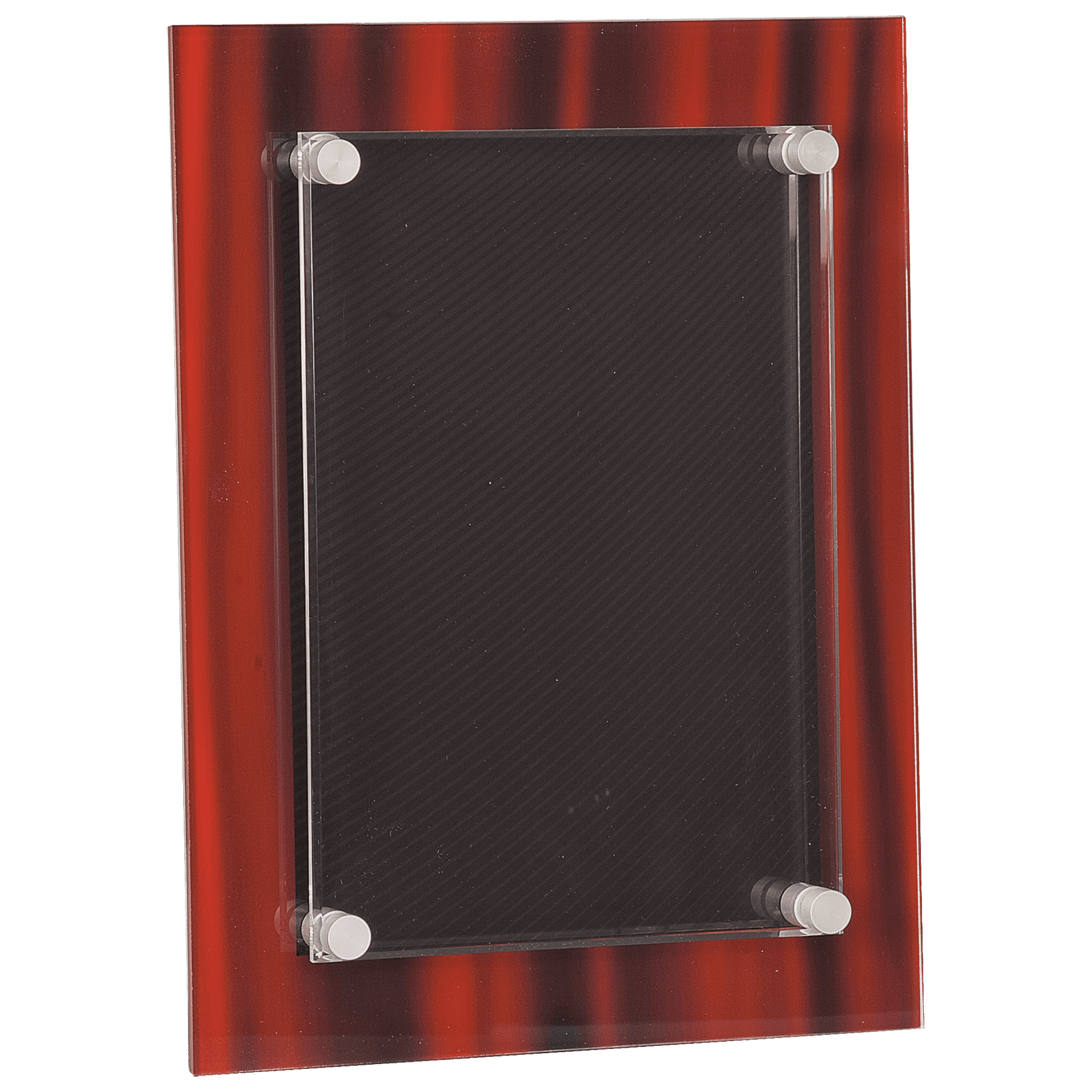 Red 9" x 12" Velvet Stand-Off Acrylic Plaque