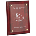 9" x 12" Piano Finish Floating Glass Plaque