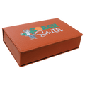 6 oz. Basketball Laserable Leatherette Flask Gift Set