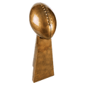 Antique Gold 10 1/4" Football Resin