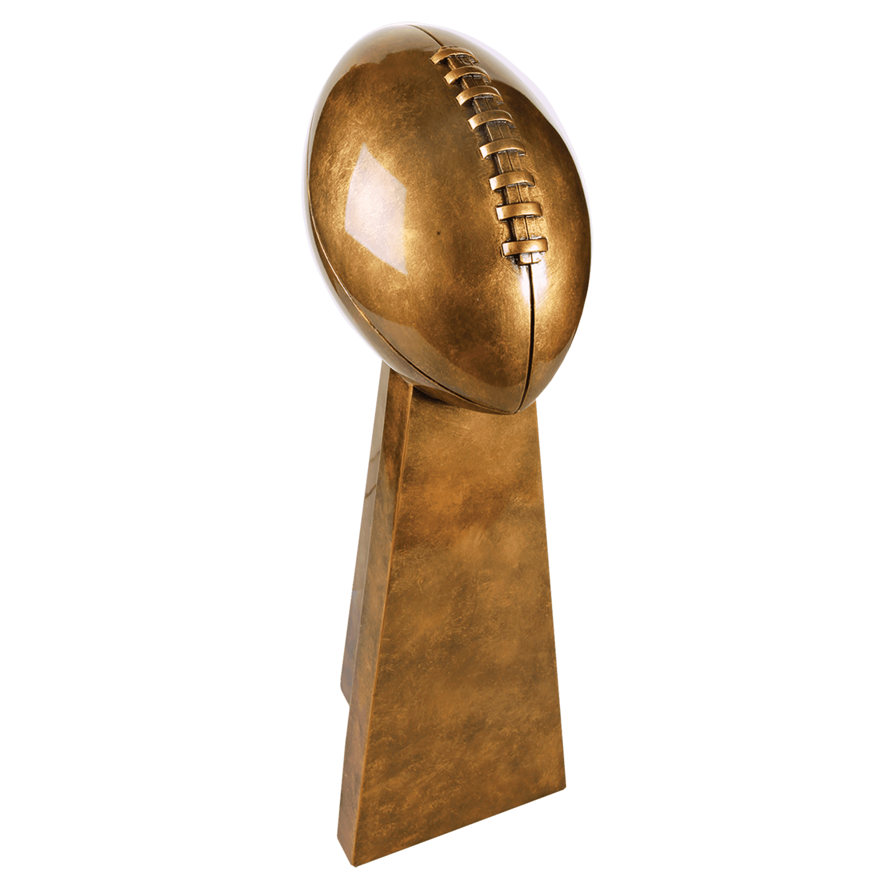 Antique Gold 10 1/4" Football Resin