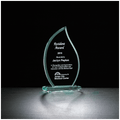 8 1/2" Flame Series Glass Award
