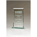 6 5/8" x 10" Apex Series Jade Glass Award