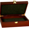 7 3/4" x 6 1/4" x 2 3/8" Rosewood Finish Gift Box