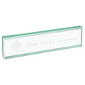 8" x 2" Jade Glass Desk Wedge