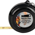 6-Foot Black Pocket Tape Measure w/Carabiner, 2-sided, 1" Insert Not Included