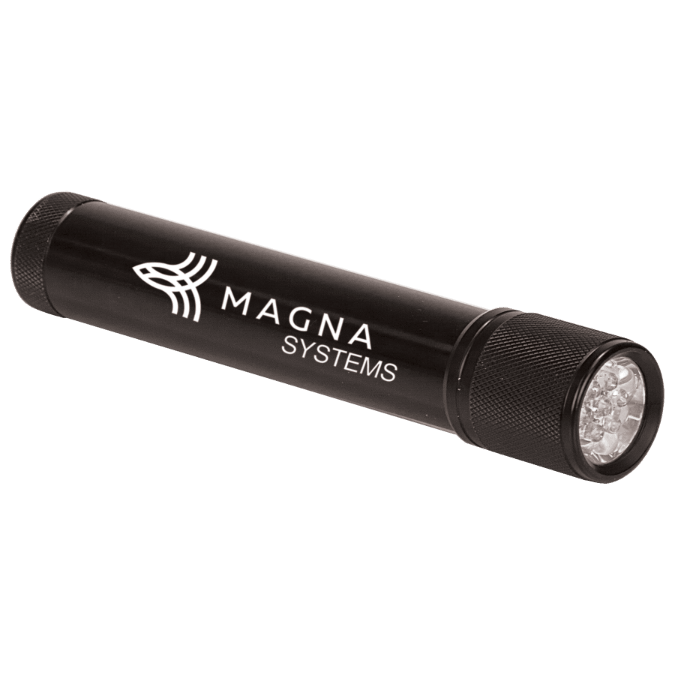 7 3/4" 7-LED Laserable Flashlight