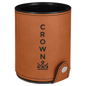 Rawhide Laserable Leatherette Dice Cup with 5 Dice