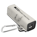 Marble Laserable Leatherette 2200 mAh Power Bank with USB Cord