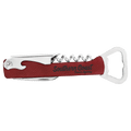 Rose Laserable Leatherette Wine Bottle Opener